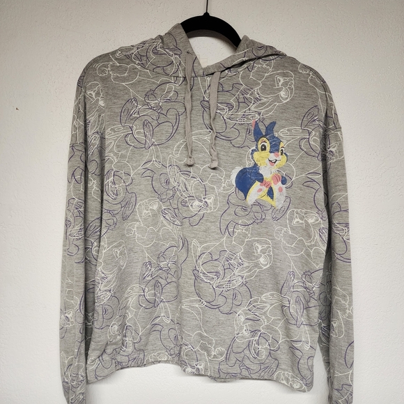 Disney Parks Forever Collection By Junk Food Gray Thumper Womens Hoodie Size M - Picture 1 of 7